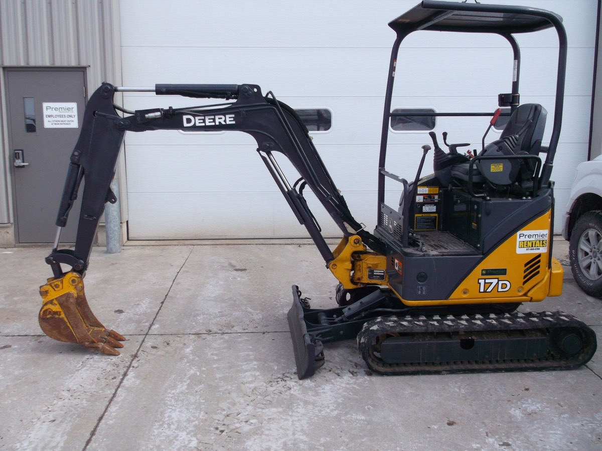 Premier Equipment Rentals 1.5 Ton Excavators